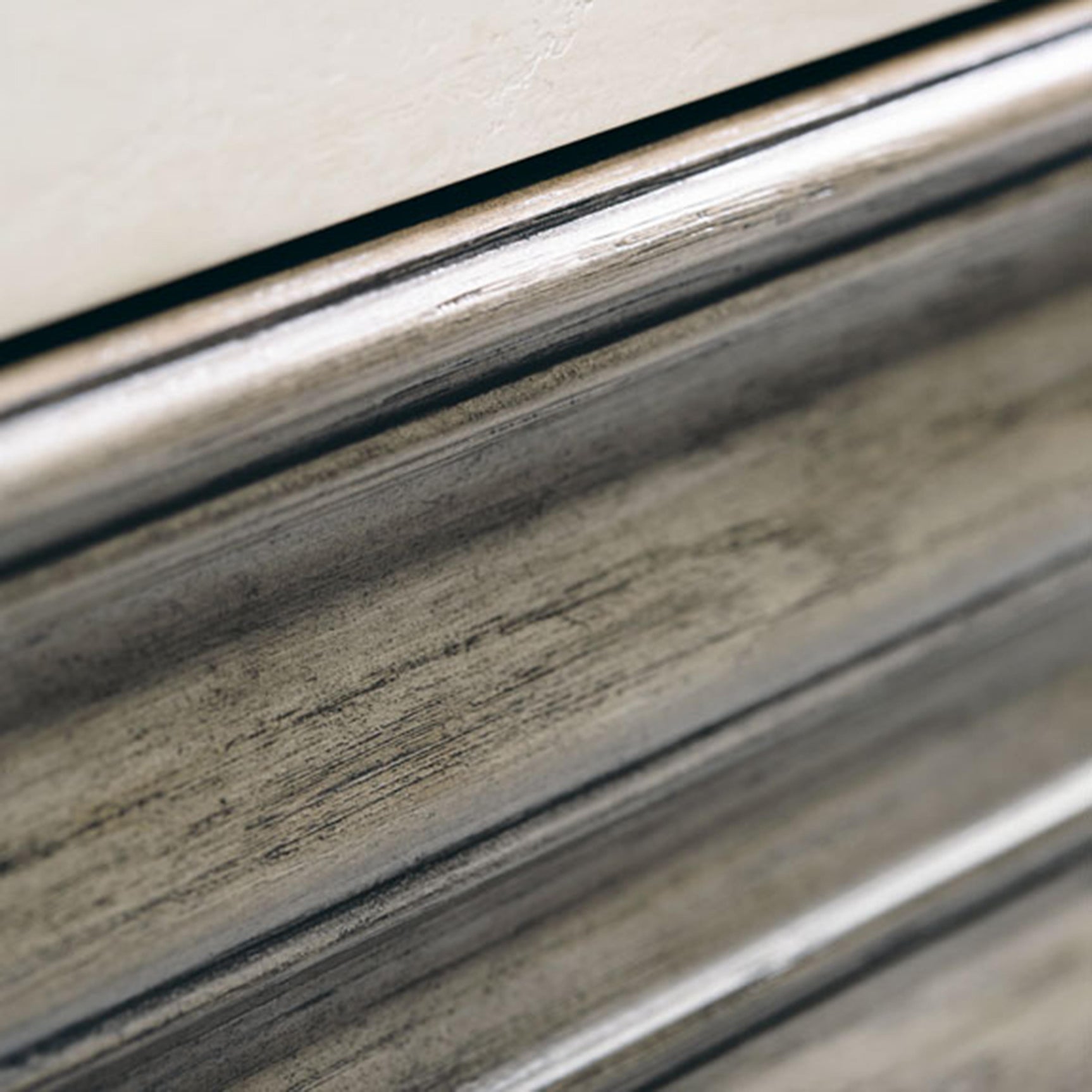 Goodman Rustic Grey/White Plaster Nightstand - Ornate Home