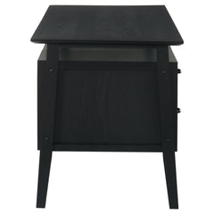 Goodson Black 64-inch 4-Drawer Double Pedestal Computer Desk - Ornate Home