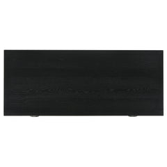 Goodson Black 64-inch 4-Drawer Double Pedestal Computer Desk - Ornate Home