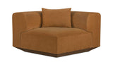 Goodwin Cognac Corner Chair - Ornate Home