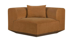 Goodwin Cognac Corner Chair - Ornate Home
