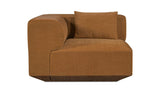 Goodwin Cognac Corner Chair - Ornate Home