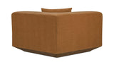 Goodwin Cognac Corner Chair - Ornate Home