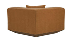 Goodwin Cognac Corner Chair - Ornate Home