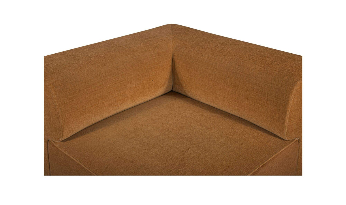Goodwin Cognac Corner Chair - Ornate Home