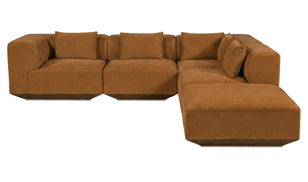 Goodwin Cognac Dream Modular Sectional - Ornate Home