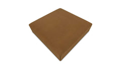 Goodwin Cognac Ottoman - Ornate Home