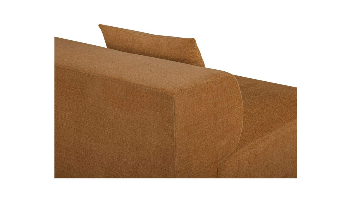 Goodwin Cognac Slipper Chair - Ornate Home