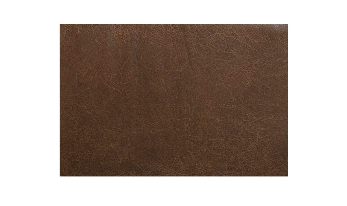 Goodwin Dark Brown Leather Corner Chair - Ornate Home