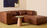 Goodwin Dark Brown Leather Nook Modular Sectional - Ornate Home