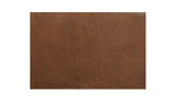 Goodwin Dark Brown Leather Ottoman - Ornate Home