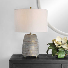 Gorda Bronze Ceramic Table Lamp - Ornate Home
