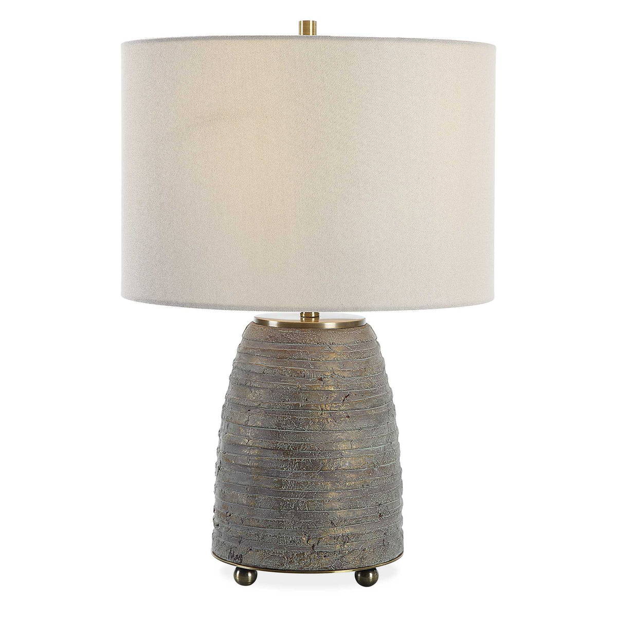 Gorda Bronze Ceramic Table Lamp - Ornate Home