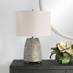Gorda Bronze Ceramic Table Lamp - Ornate Home
