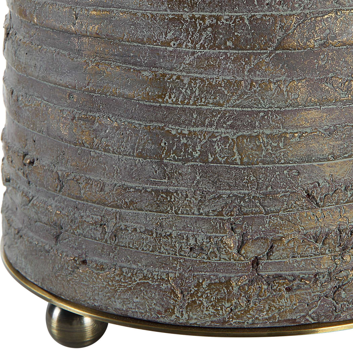 Gorda Bronze Ceramic Table Lamp - Ornate Home