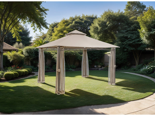 Gordola Brown Outdoor Canopy 13' X 10' - Ornate Home