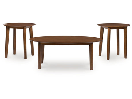 Gordonay Brown Occasional Table Set (Set of 3) - Ornate Home