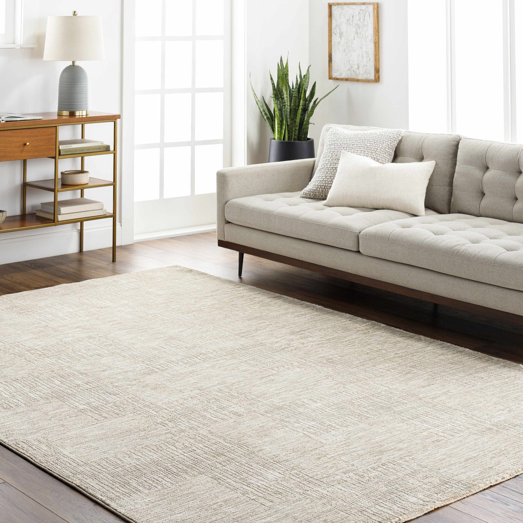 Goren Gray Area Rug - Ornate Home