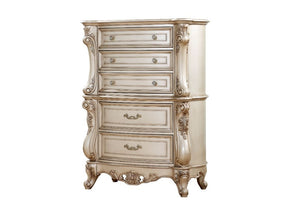 Gorsedd Antique White Chest - Ornate Home