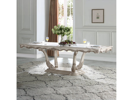 Gorsedd Antique White Dining Table - Ornate Home