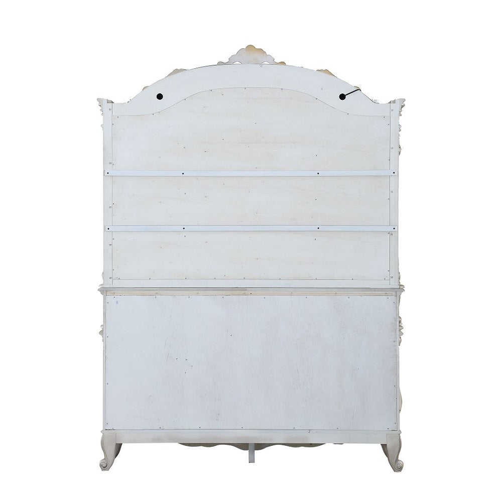 Gorsedd Antique White Hutch & Buffet - Ornate Home