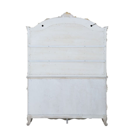 Gorsedd Antique White Hutch & Buffet - Ornate Home