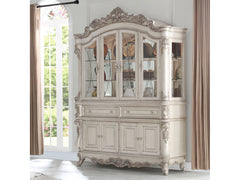 Gorsedd Antique White Hutch & Buffet - Ornate Home