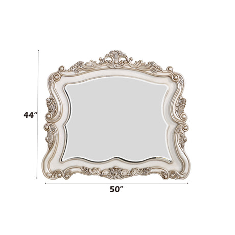Gorsedd Antique White Mirror - Ornate Home