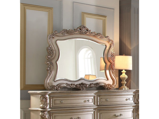 Gorsedd Antique White Mirror - Ornate Home
