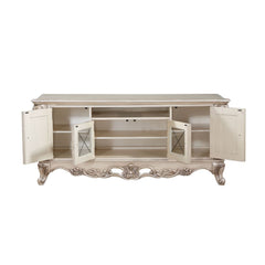 Gorsedd Antique White TV Stand - Ornate Home