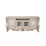 Gorsedd Antique White TV Stand - Ornate Home