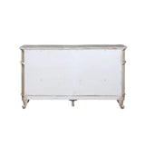Gorsedd Marble & Antique White Dresser - Ornate Home