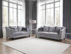 Goshen Light Gray Loveseat - Ornate Home