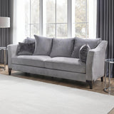 Goshen Light Gray Sofa - Ornate Home