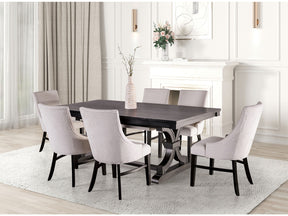 Gosport Black 7 Pc. Dining Room Set - Ornate Home