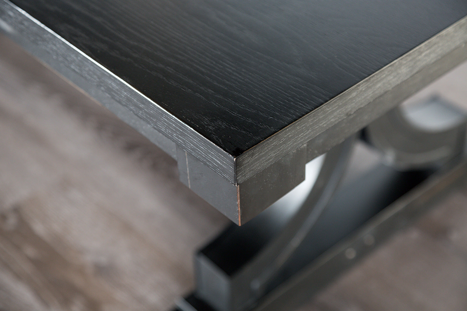 Gosport Black Dining Table - Ornate Home