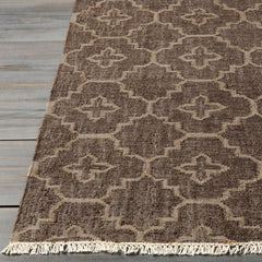 Gotebo Handcrafted Fringed Jute Carpet - Clearance - Ornate Home