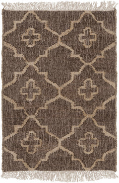 Gotebo Handcrafted Fringed Jute Carpet - Clearance - Ornate Home