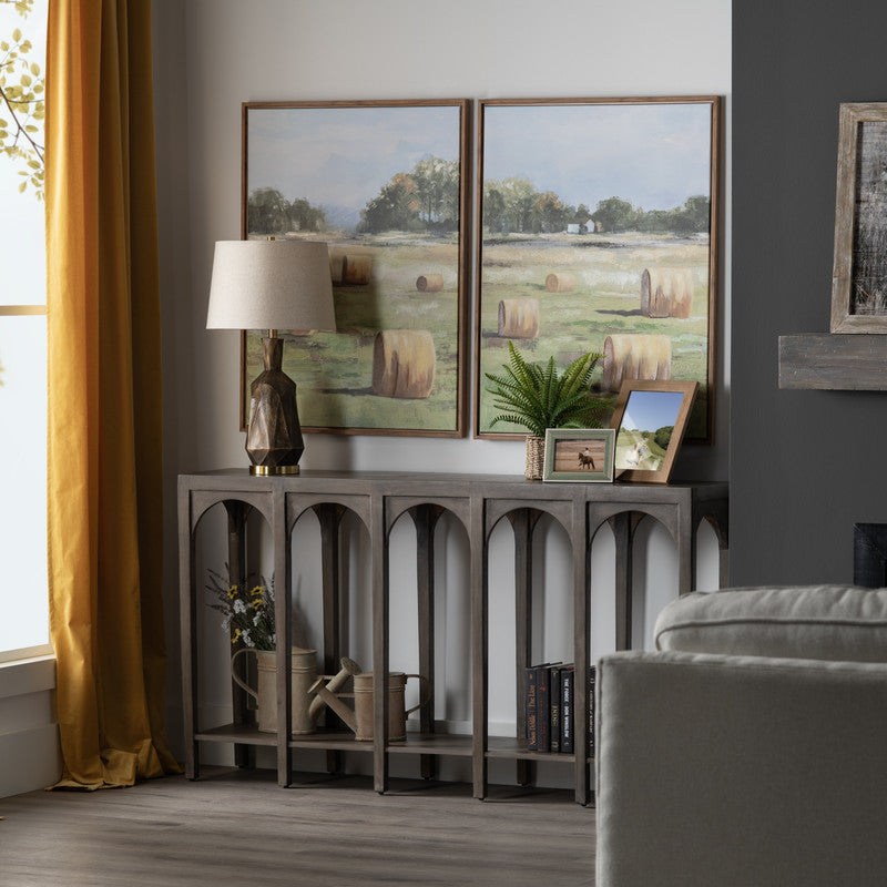 Gotham Brown Console Table - Ornate Home