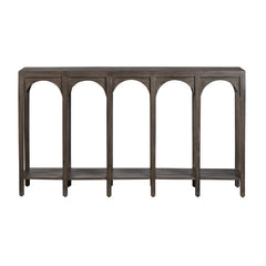 Gotham Brown Console Table - Ornate Home