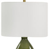 Gourd Green Table Lamp - Ornate Home