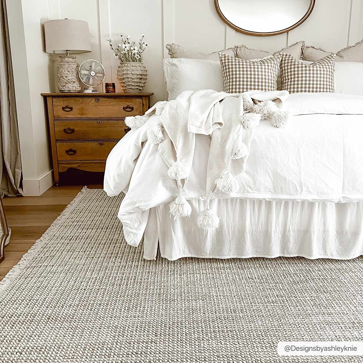 Gowan Cream Area Rug - Ornate Home