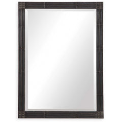 Gower Aged Black Vanity Mirror - Ornate Home