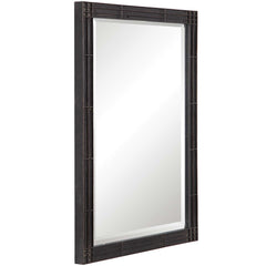 Gower Aged Black Vanity Mirror - Ornate Home