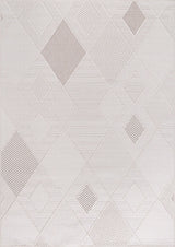 Goya Woven Non-Slip Cross-Hatch Geometric Motif Indoor Area Rug - Ornate Home