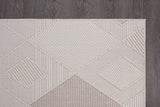 Goya Woven Non-Slip Cross-Hatch Geometric Motif Indoor Area Rug - Ornate Home