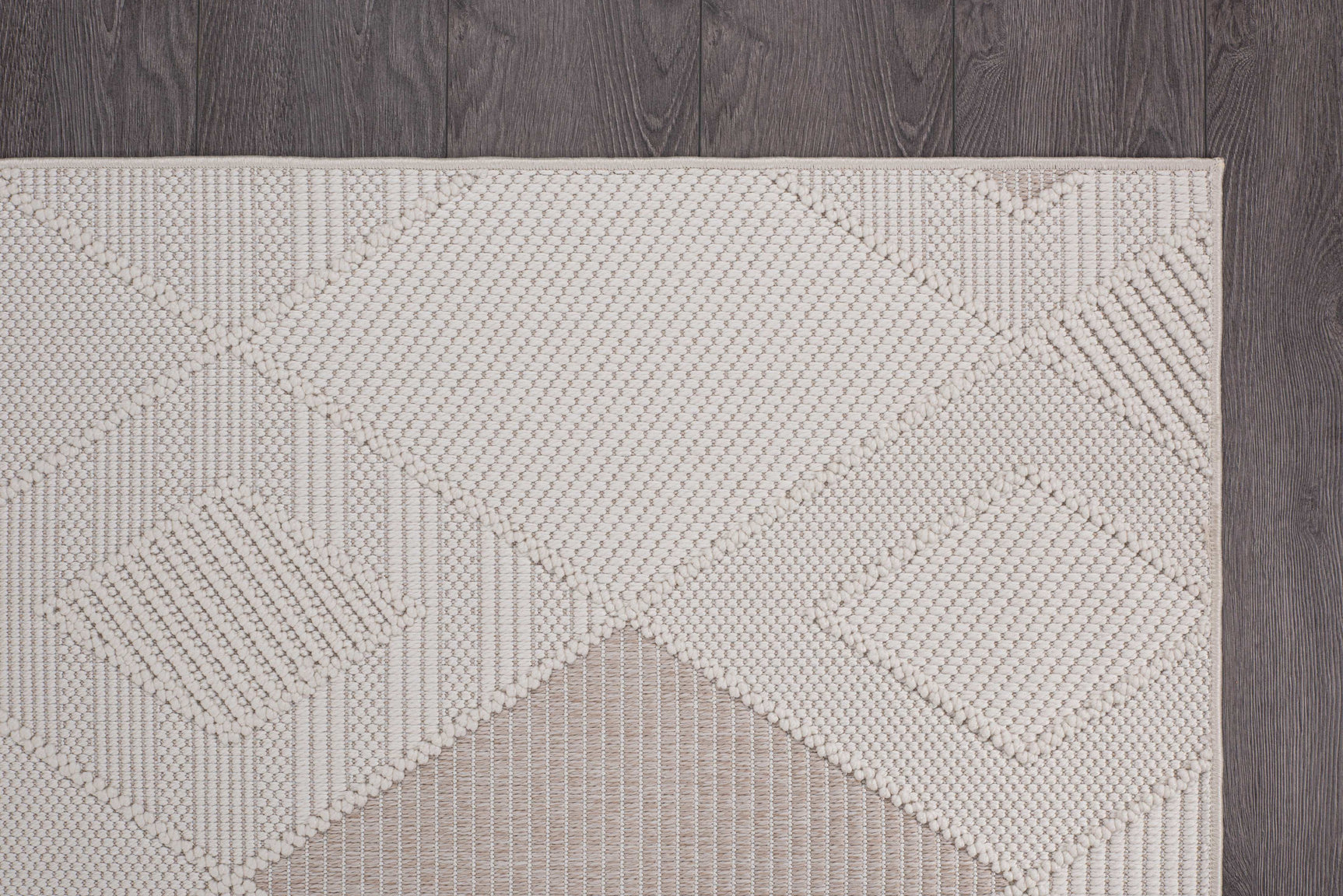 Goya Woven Non-Slip Cross-Hatch Geometric Motif Indoor Area Rug - Ornate Home