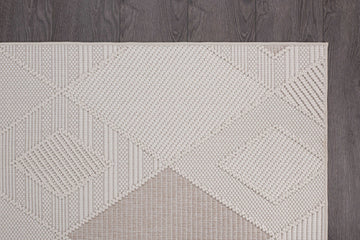 Goya Woven Non-Slip Cross-Hatch Geometric Motif Indoor Area Rug - Ornate Home