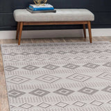Goya Woven Non-Slip Geometric Diamond Pattern Indoor Area Rug - Ornate Home