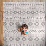 Goya Woven Non-Slip Geometric Diamond Pattern Indoor Area Rug - Ornate Home